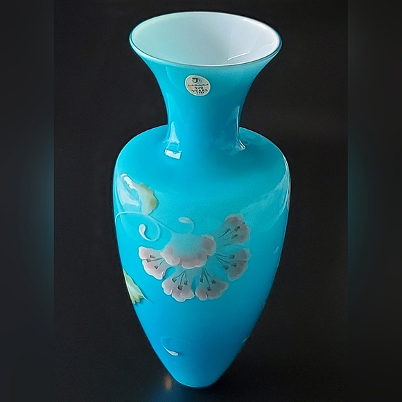 Fenton Other - Fenton 100 Year Anniversary LTD #2688 out of 8800 Blue Vase